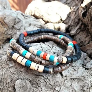 Mens Surfer Bracelet*Mens Beaded Bracelet*Mens Stacking Bracelets*Mens Boho Bracelets